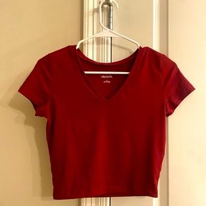 Shortsleeved Crop Top